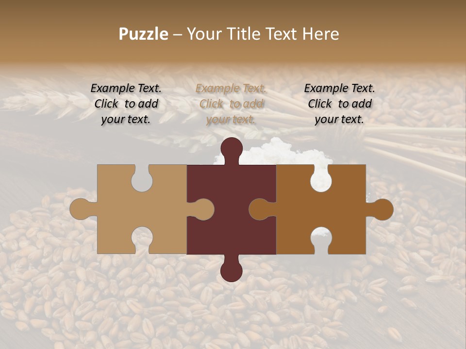 Farming Spoon Harvesting PowerPoint Template