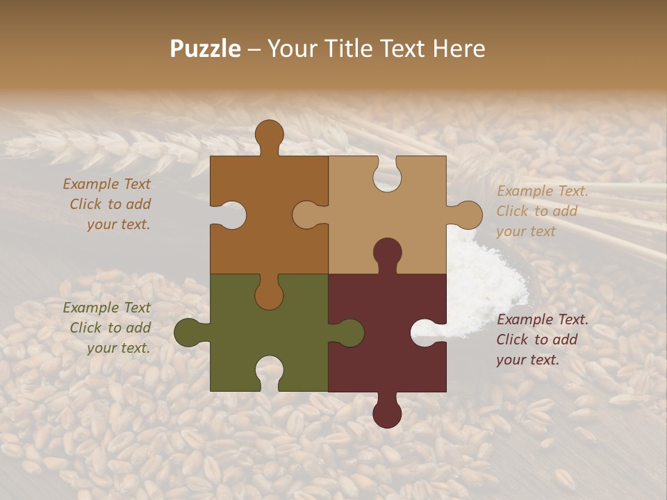 Farming Spoon Harvesting PowerPoint Template