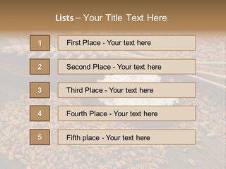 Farming Spoon Harvesting PowerPoint Template