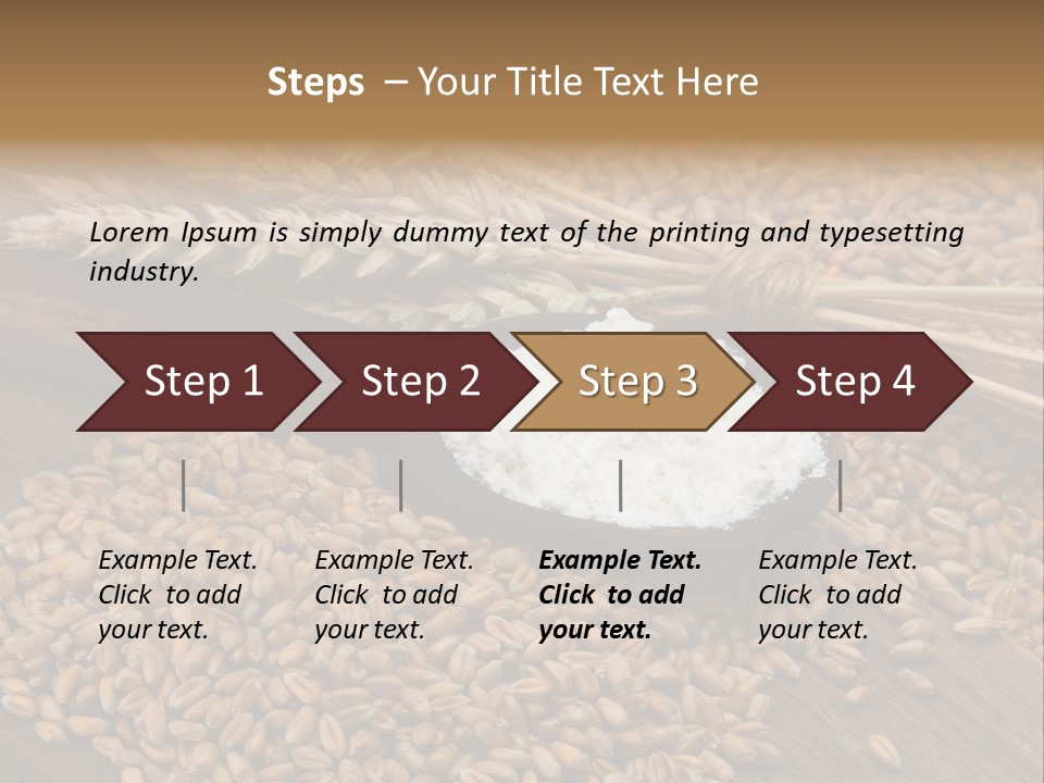 Farming Spoon Harvesting PowerPoint Template