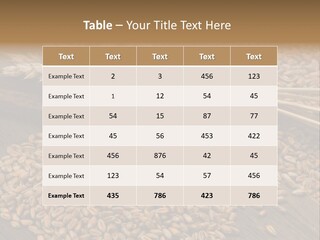 Farming Spoon Harvesting PowerPoint Template