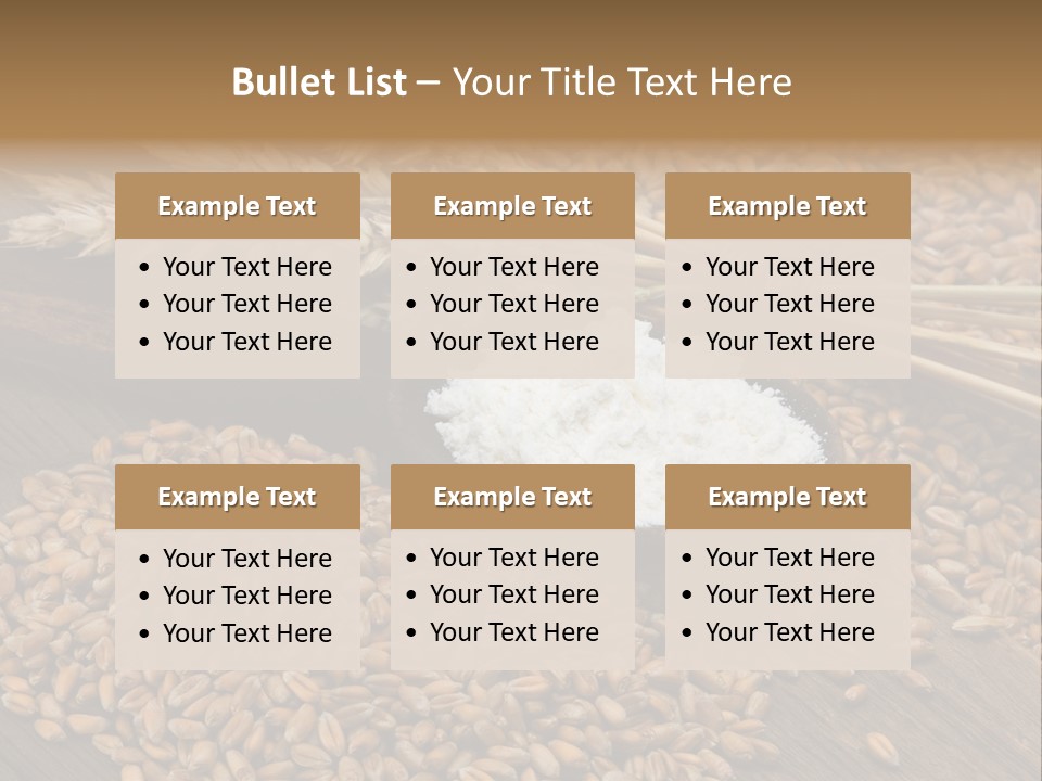 Farming Spoon Harvesting PowerPoint Template
