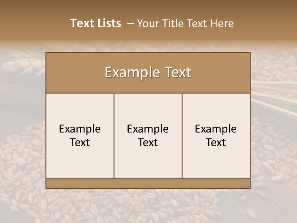 Farming Spoon Harvesting PowerPoint Template
