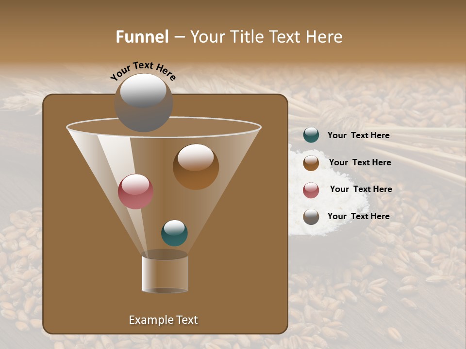 Farming Spoon Harvesting PowerPoint Template