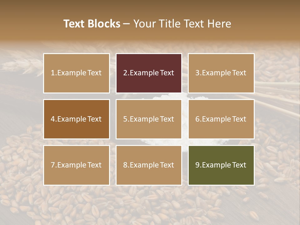 Farming Spoon Harvesting PowerPoint Template