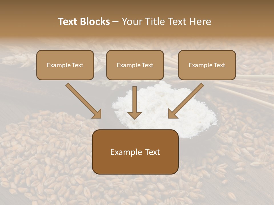 Farming Spoon Harvesting PowerPoint Template