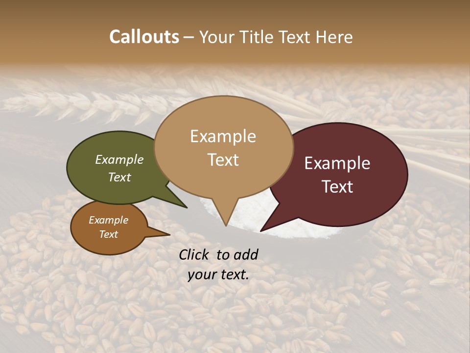 Farming Spoon Harvesting PowerPoint Template