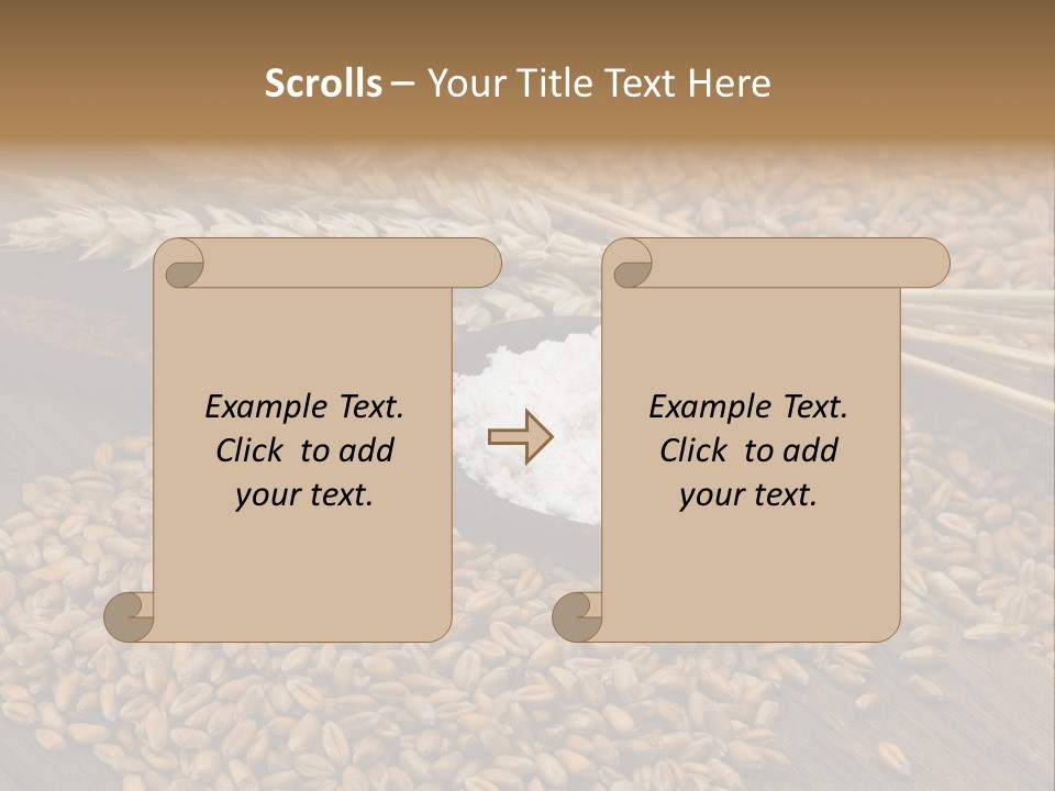 Farming Spoon Harvesting PowerPoint Template