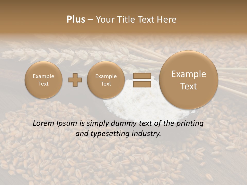 Farming Spoon Harvesting PowerPoint Template