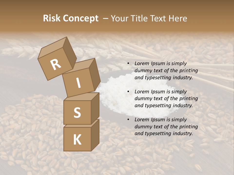 Farming Spoon Harvesting PowerPoint Template