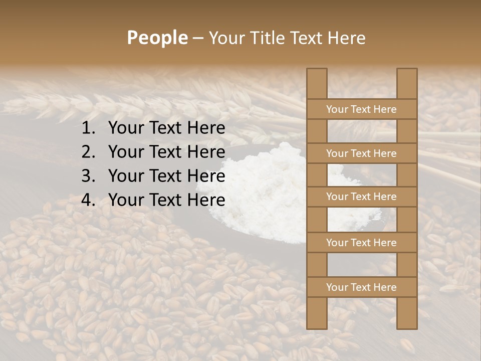 Farming Spoon Harvesting PowerPoint Template