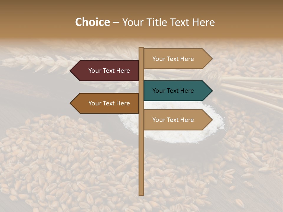 Farming Spoon Harvesting PowerPoint Template