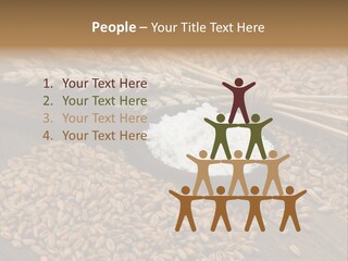 Farming Spoon Harvesting PowerPoint Template