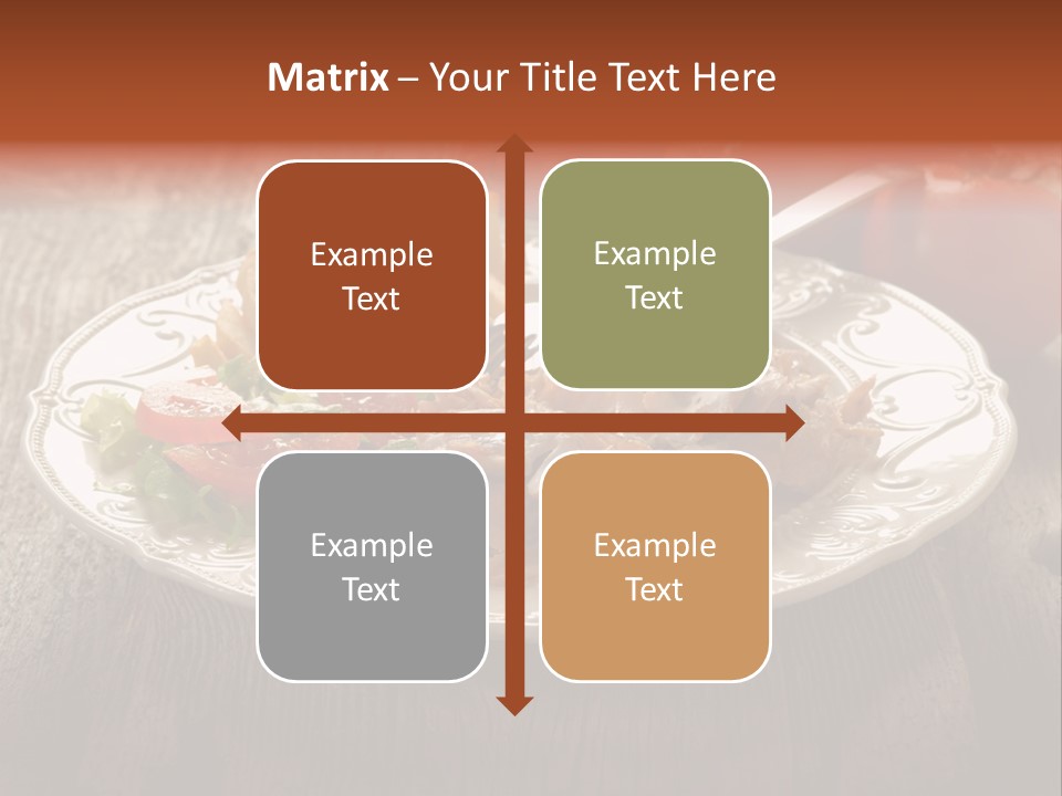 Dinner Roasted Fast PowerPoint Template