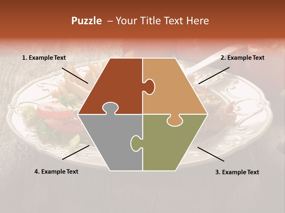 Dinner Roasted Fast PowerPoint Template