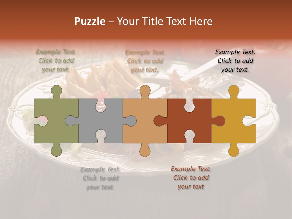 Dinner Roasted Fast PowerPoint Template