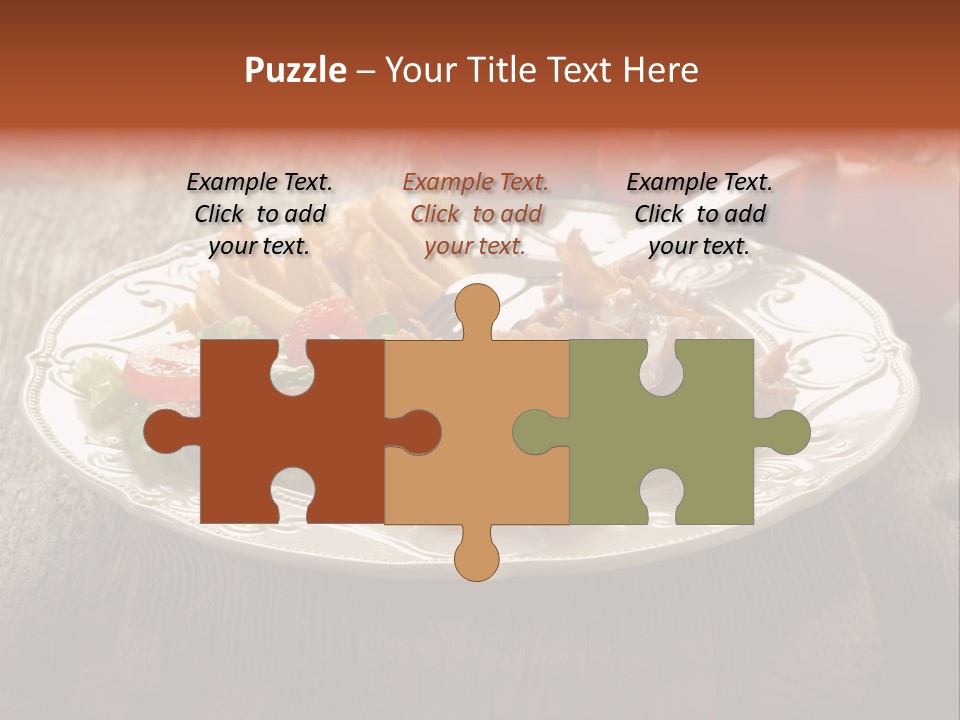 Dinner Roasted Fast PowerPoint Template