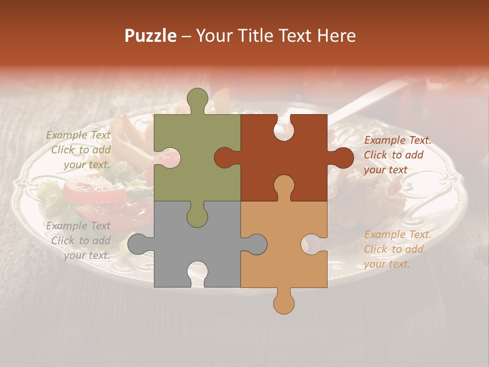 Dinner Roasted Fast PowerPoint Template