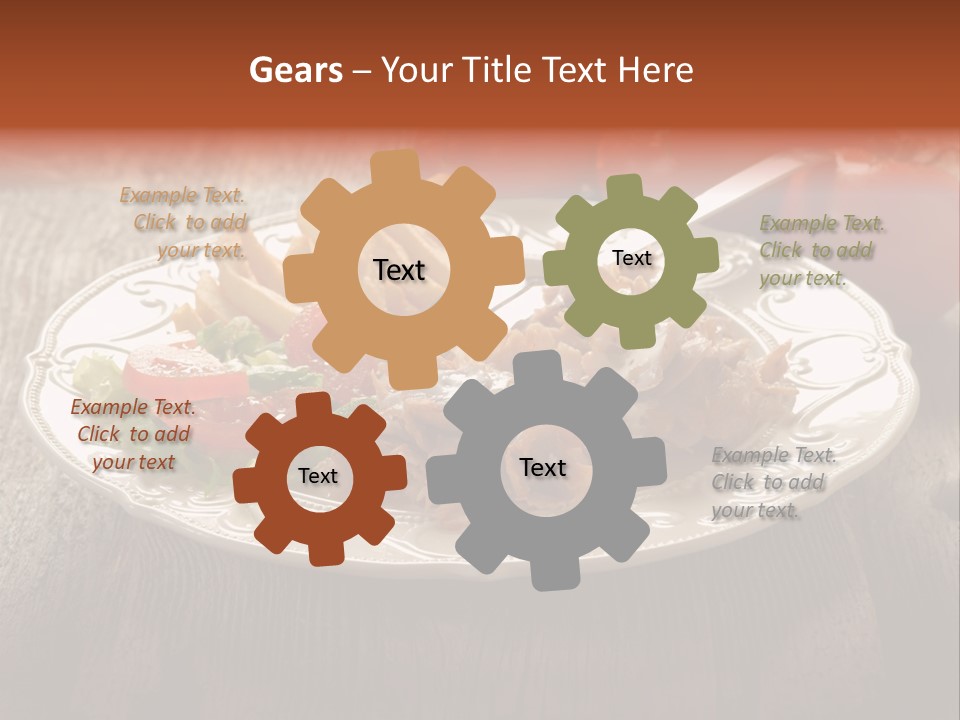 Dinner Roasted Fast PowerPoint Template