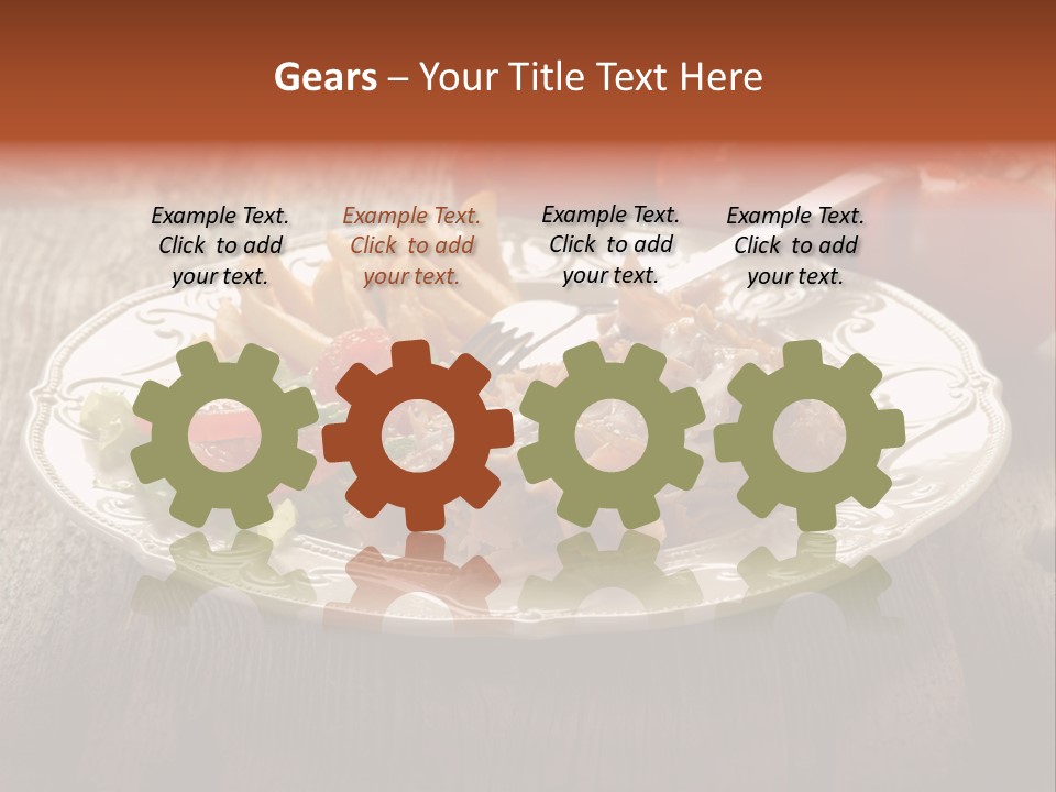 Dinner Roasted Fast PowerPoint Template