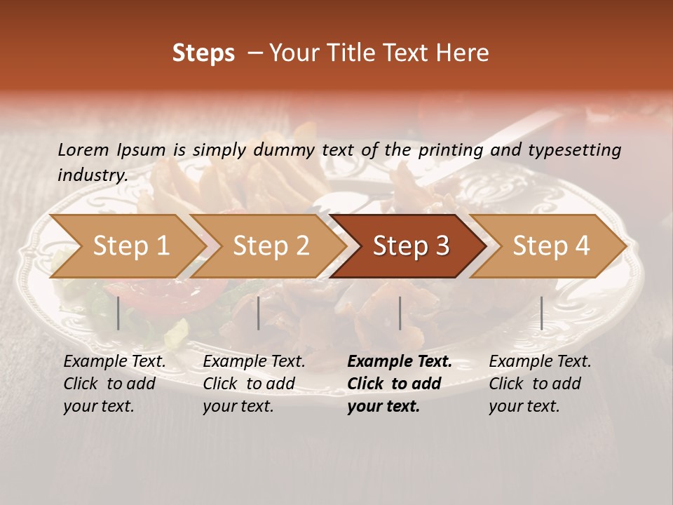 Dinner Roasted Fast PowerPoint Template
