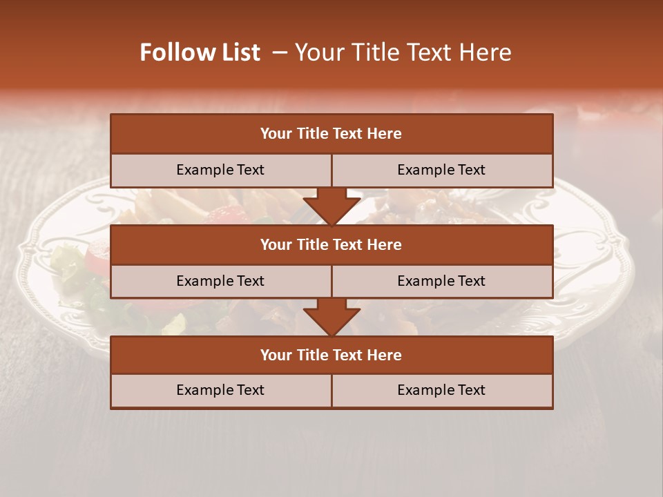 Dinner Roasted Fast PowerPoint Template