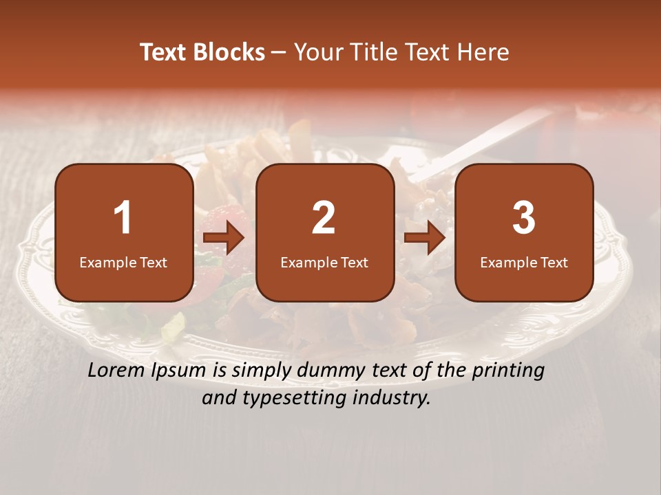 Dinner Roasted Fast PowerPoint Template