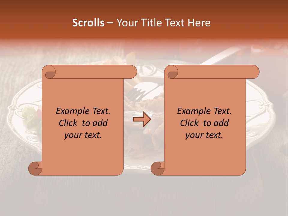 Dinner Roasted Fast PowerPoint Template
