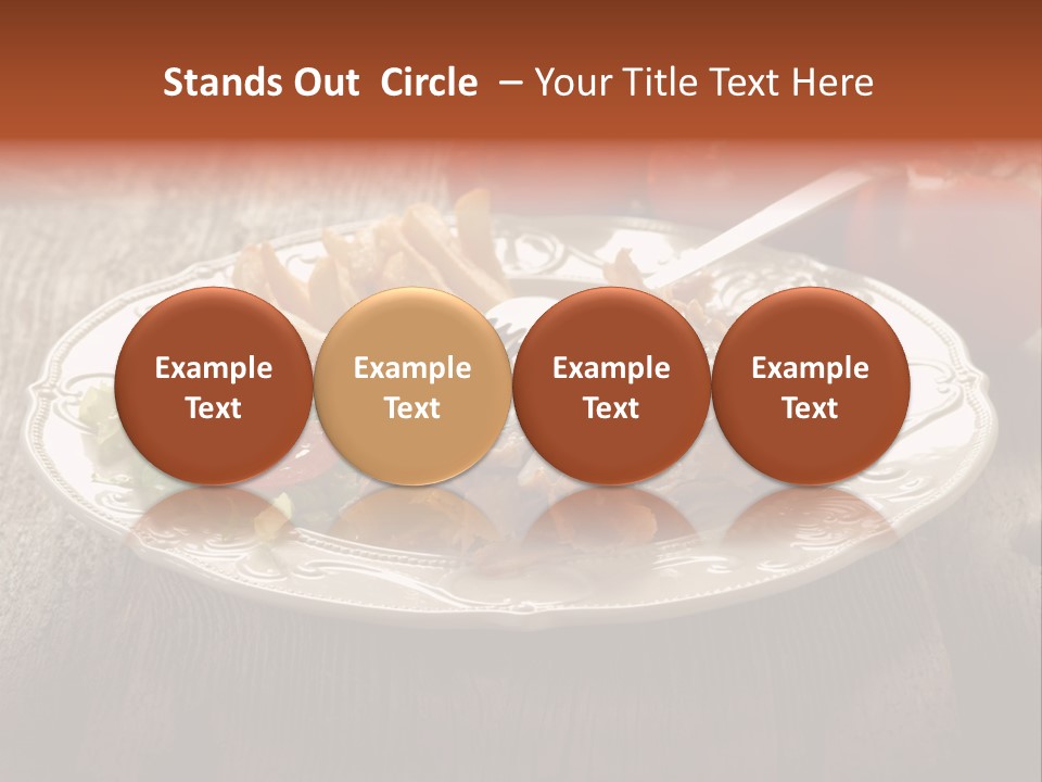 Dinner Roasted Fast PowerPoint Template