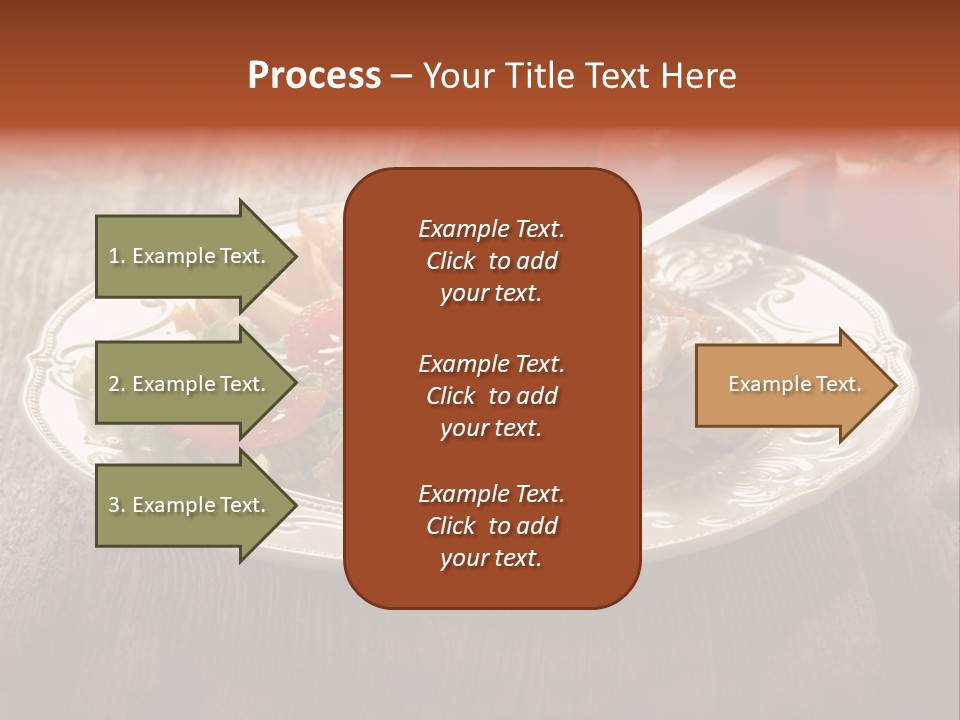 Dinner Roasted Fast PowerPoint Template