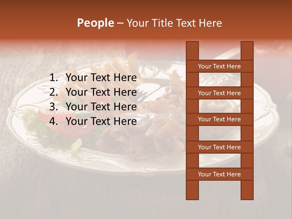Dinner Roasted Fast PowerPoint Template