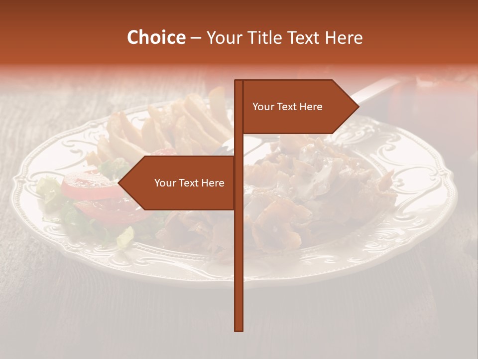 Dinner Roasted Fast PowerPoint Template