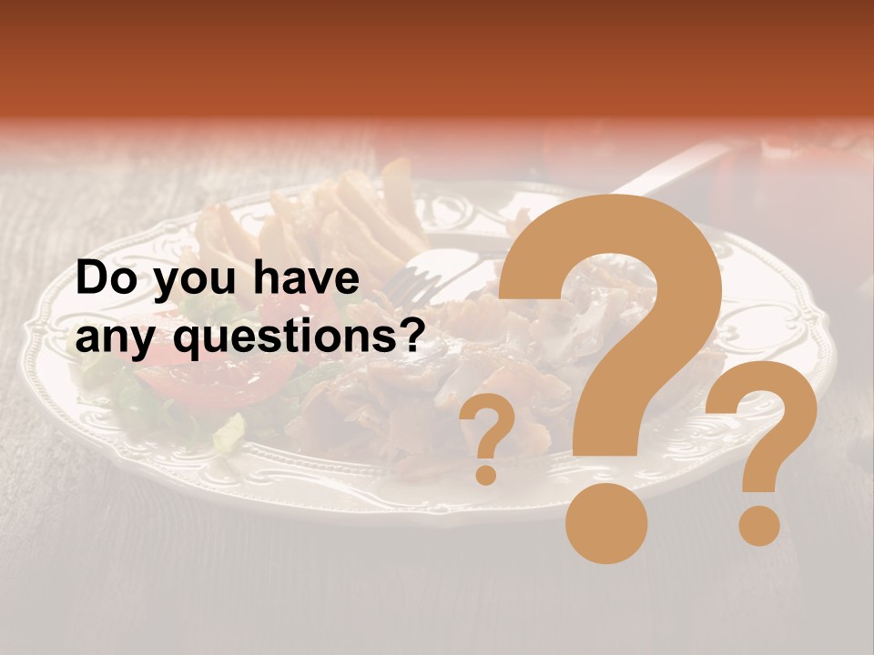 Dinner Roasted Fast PowerPoint Template