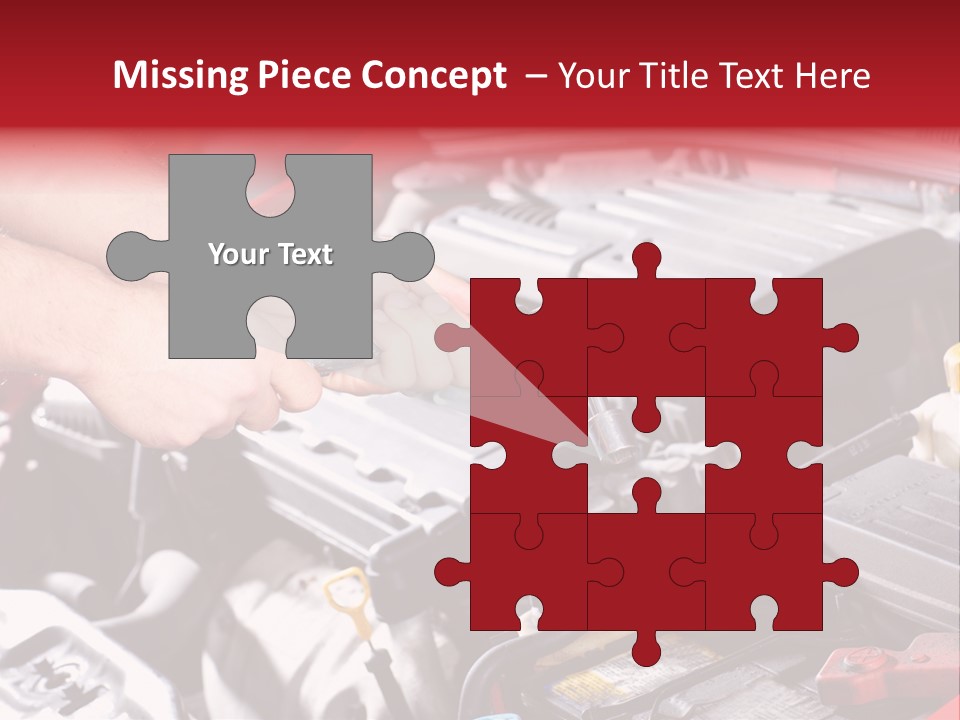 Maintenance Mechanic Tool PowerPoint Template