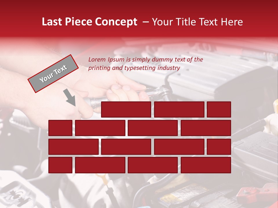 Maintenance Mechanic Tool PowerPoint Template