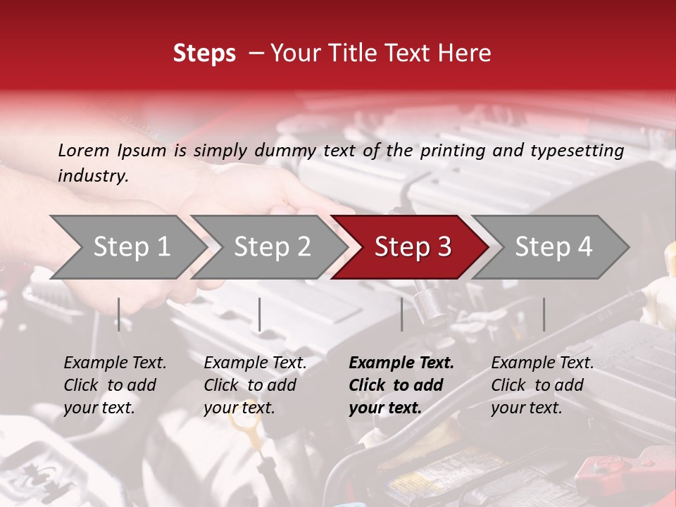 Maintenance Mechanic Tool PowerPoint Template