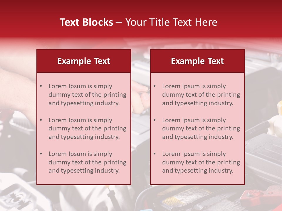 Maintenance Mechanic Tool PowerPoint Template
