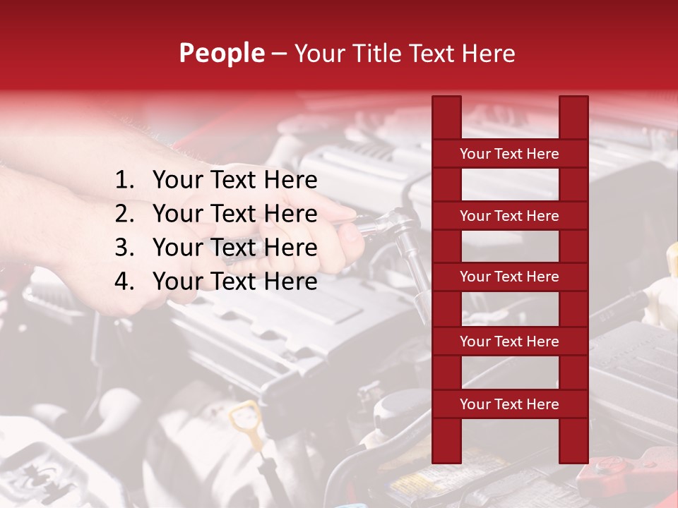 Maintenance Mechanic Tool PowerPoint Template