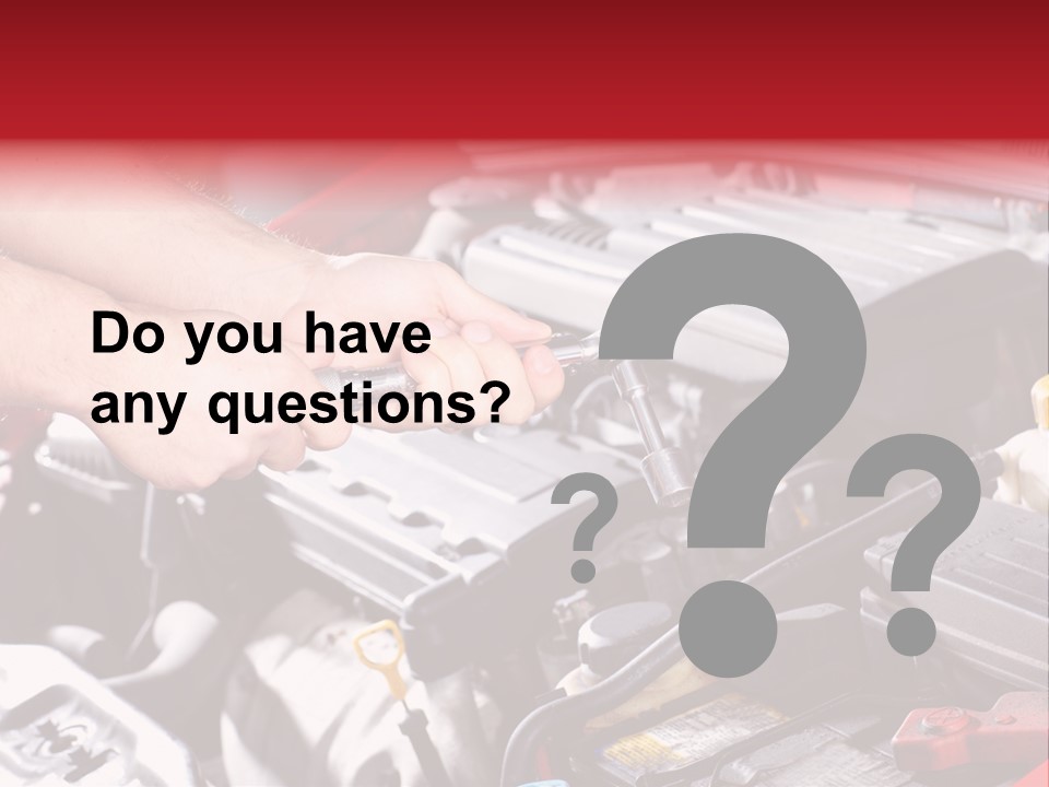 Maintenance Mechanic Tool PowerPoint Template