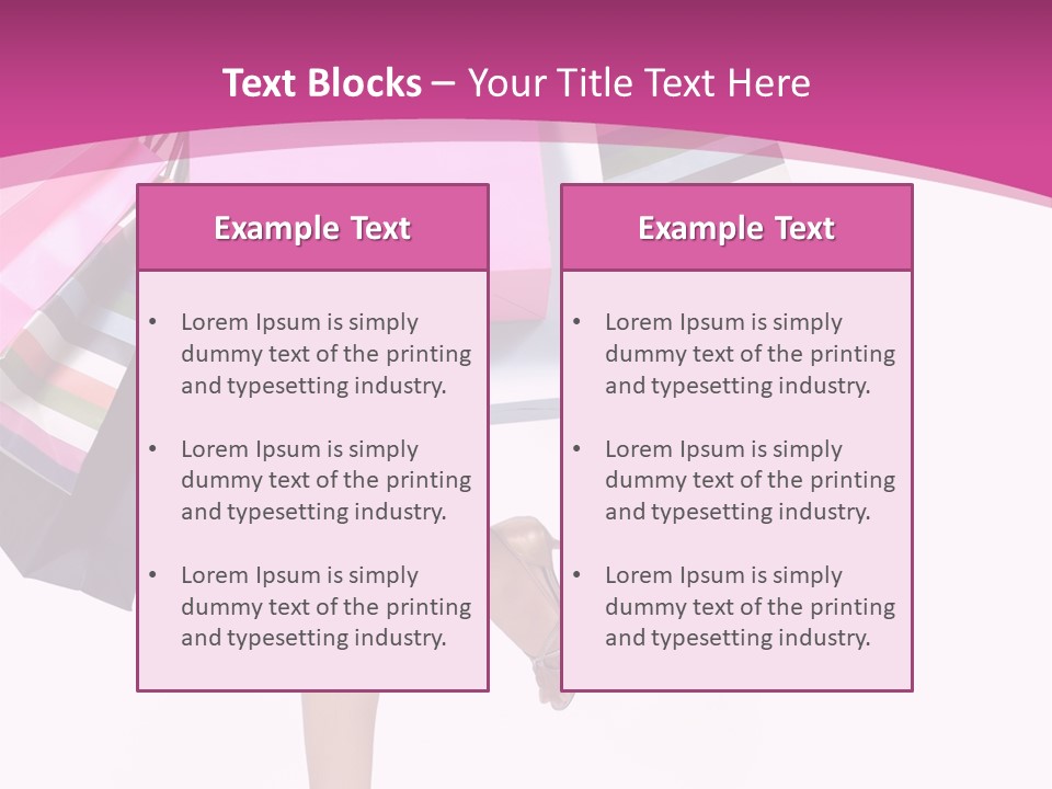 Beauty Photography Happy PowerPoint Template