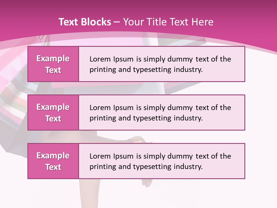 Beauty Photography Happy PowerPoint Template