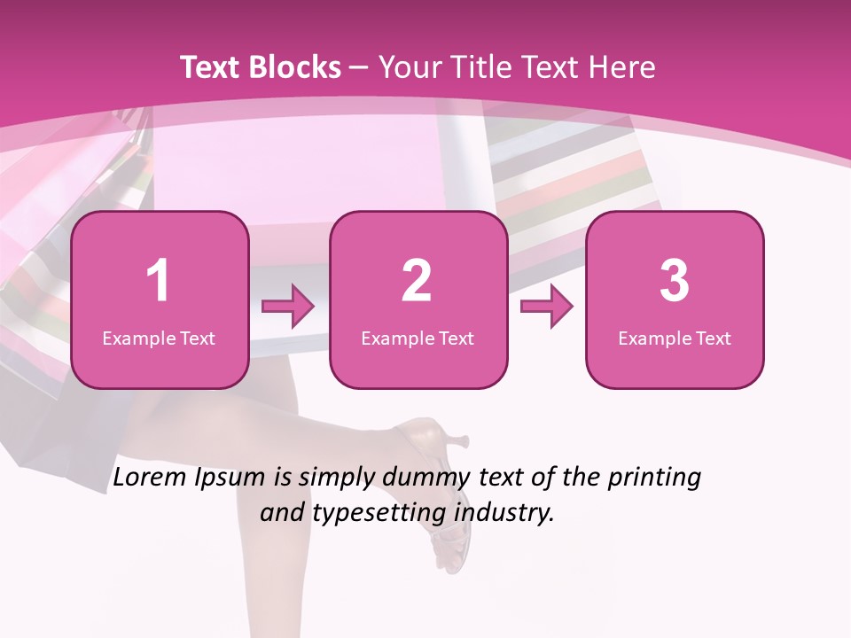 Beauty Photography Happy PowerPoint Template