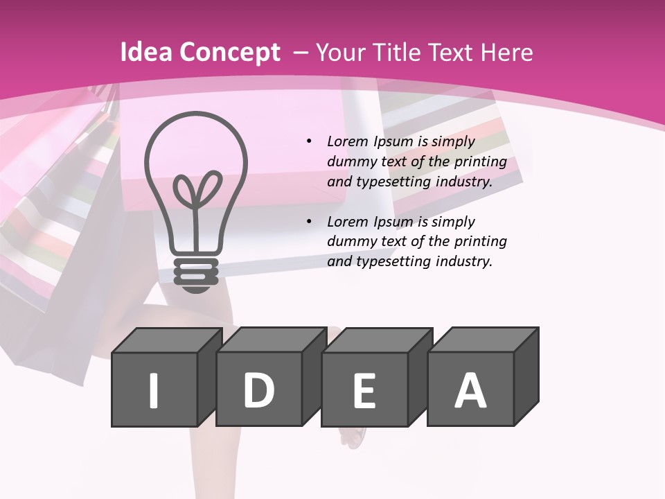 Beauty Photography Happy PowerPoint Template