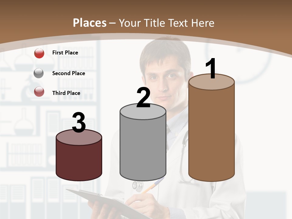 Working Hospital Man PowerPoint Template