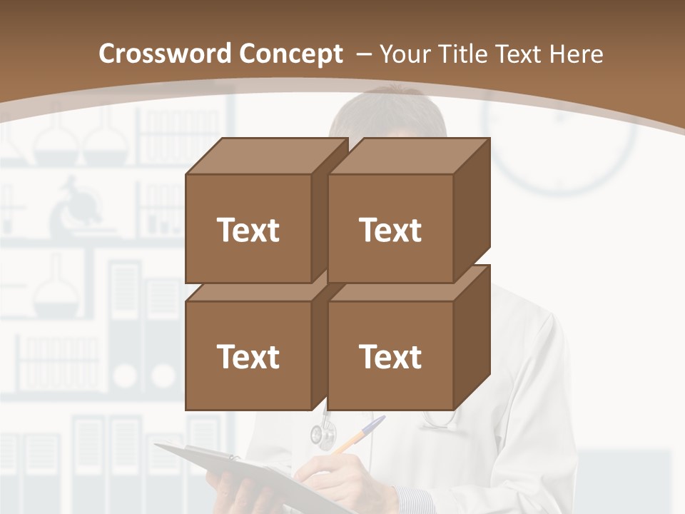 Working Hospital Man PowerPoint Template
