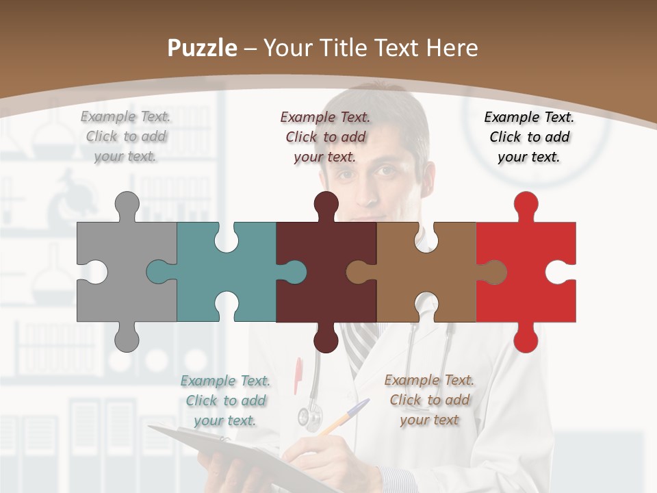 Working Hospital Man PowerPoint Template