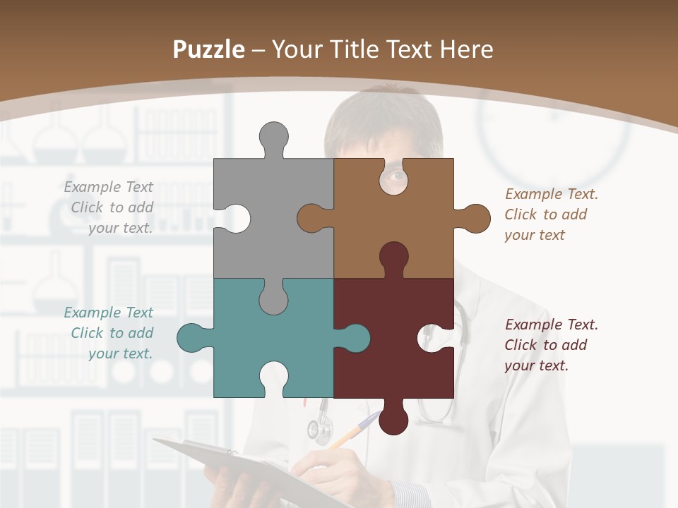 Working Hospital Man PowerPoint Template