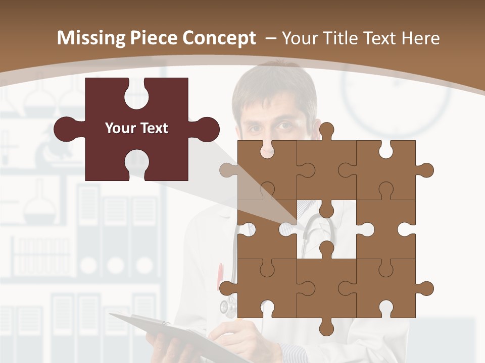 Working Hospital Man PowerPoint Template