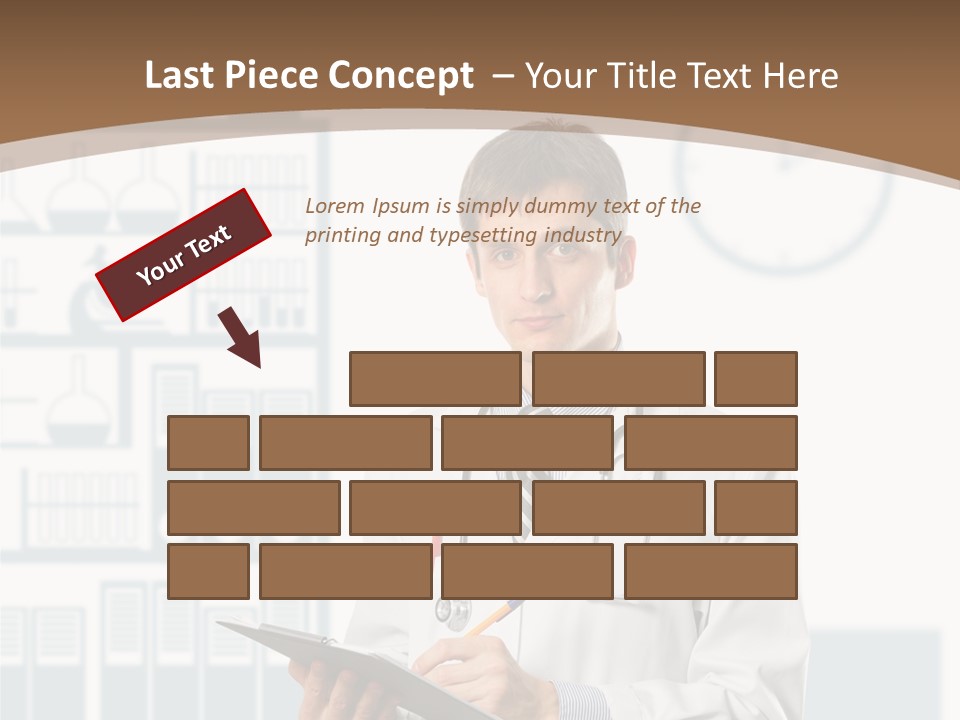 Working Hospital Man PowerPoint Template