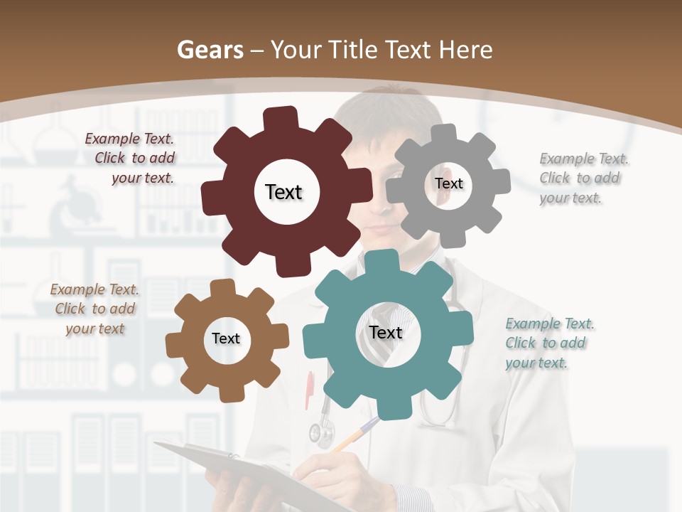 Working Hospital Man PowerPoint Template